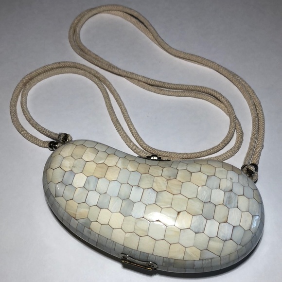 Handbags - MOTHER-OF-PEARL BAG BEAUTIFUL INSIDE AND OUT! VINTAGE